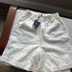 Massimo Dutti Linen Shorts